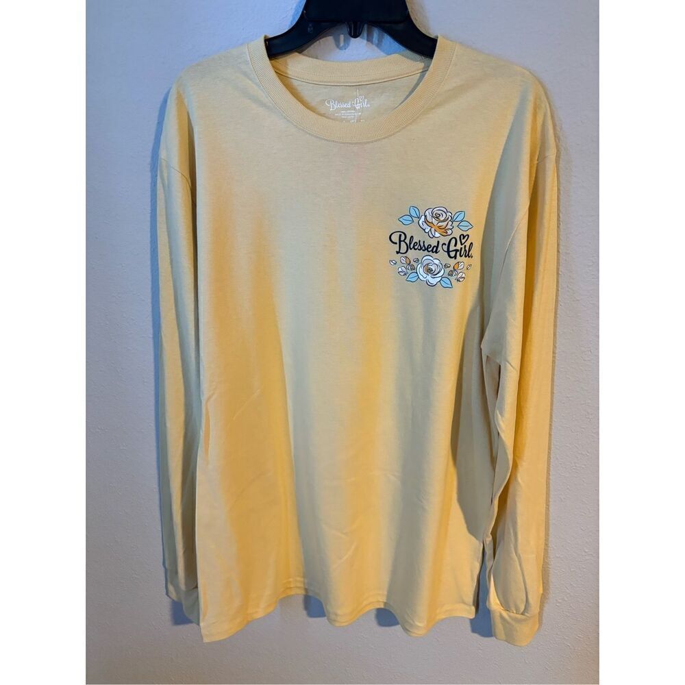 Blessed Girl Long Sleeve Tee Sz Lg